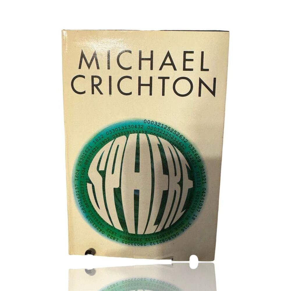 Sphere by Michael Crichton 1987 Hardcover Science Fiction Thriller: Book Club